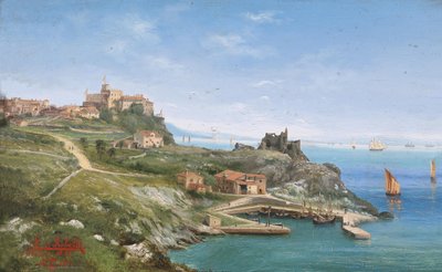 Castello de Duino, Near Trieste by Ludwig Rubelli von Sturmfest